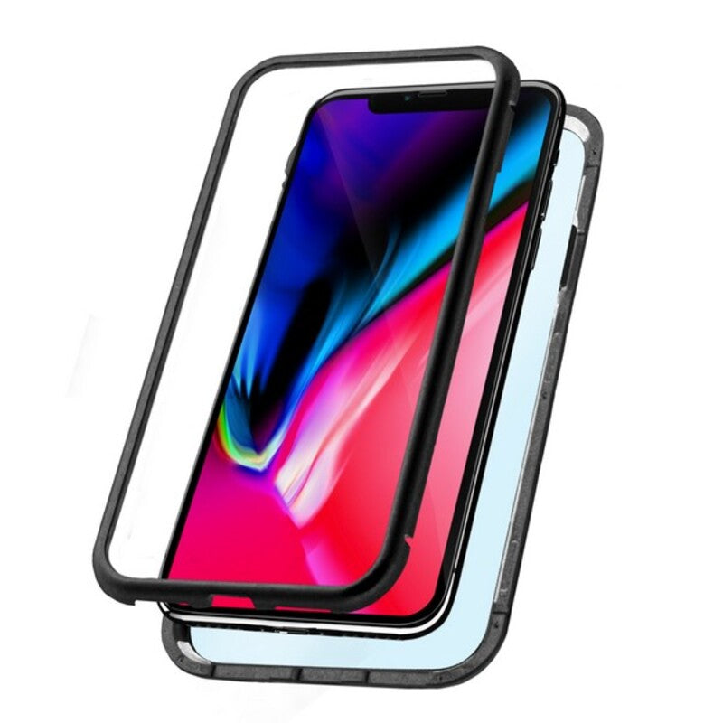 Funda para Móvil Iphone XS Max KSIX Magnetic (2 pcs) Negro