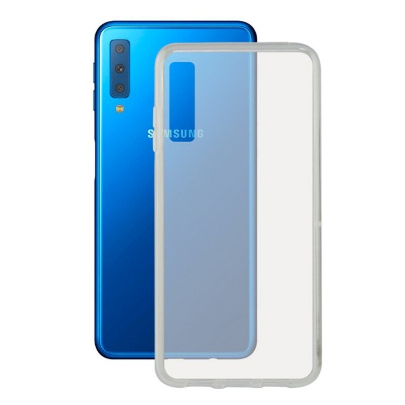 Funda para Móvil Samsung Galaxy A7 2018 Flex TPU Transparente