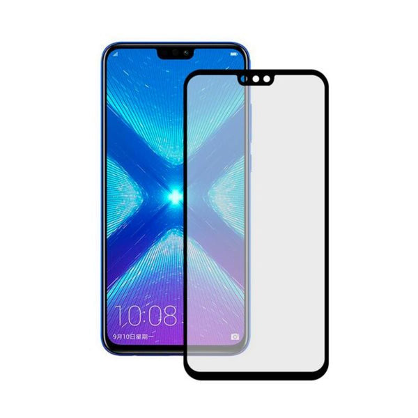 Protecteur d'écran mobile en verre trempé Honor 8x KSIX Extreme 2.5D noir