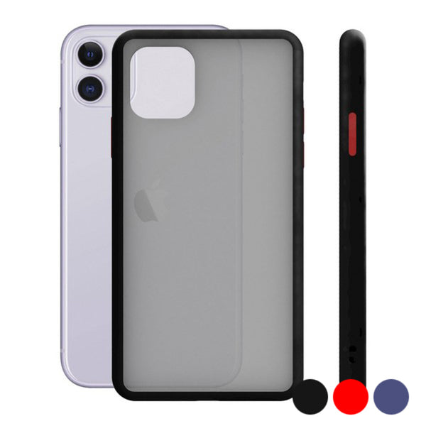 Custodia per Cellulare Iphone 11 KSIX Duo Soft