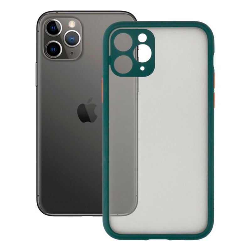 Case pour le téléphone mobile iPhone 11 Pro Ksix Duo Soft Verde