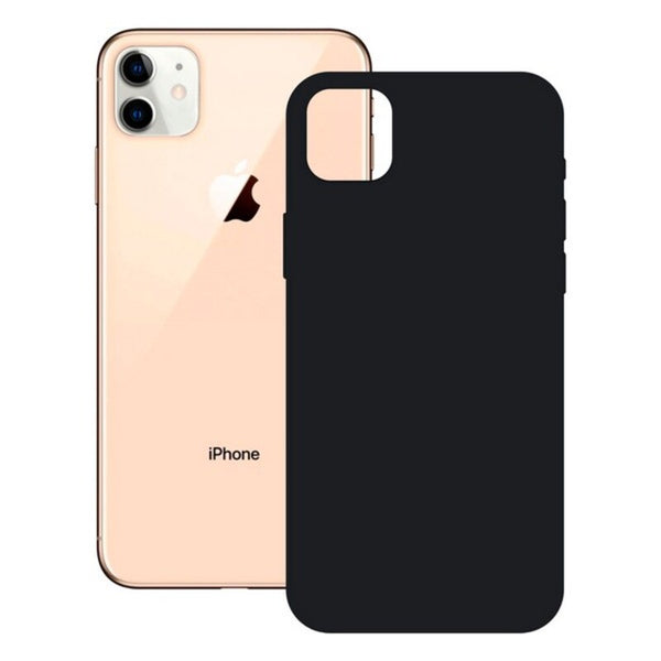 Cover iPhone 12 Pro KSIX Soft Silicone Nero