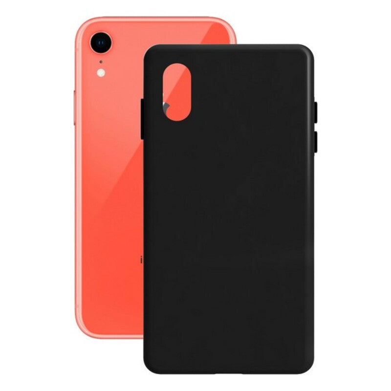 Couvrir l'iPhone XR KSIX Black Rigida