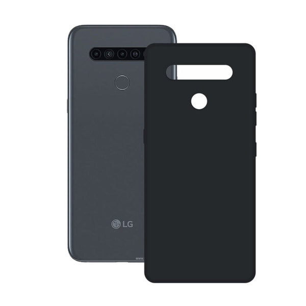 LG K41S Contactez Silk TPU Black Mobile Phone Case