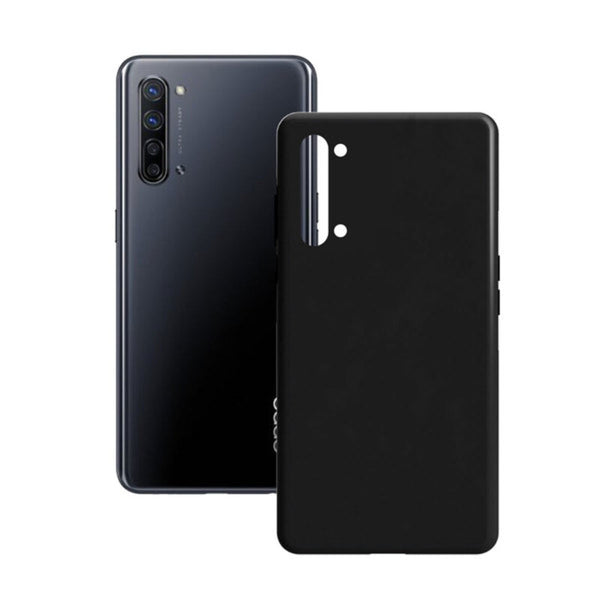 Oppo Trouver X2 Lite Contact Silk TPU Black Cell Téléphone