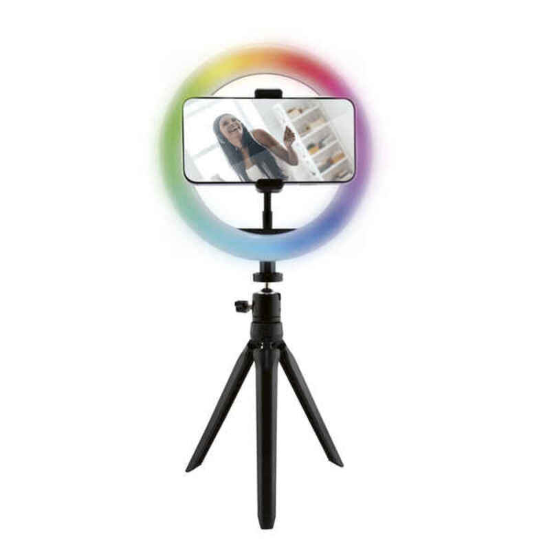 Ring Light Ricaricabile per Selfie KSIX Smartphone 12W