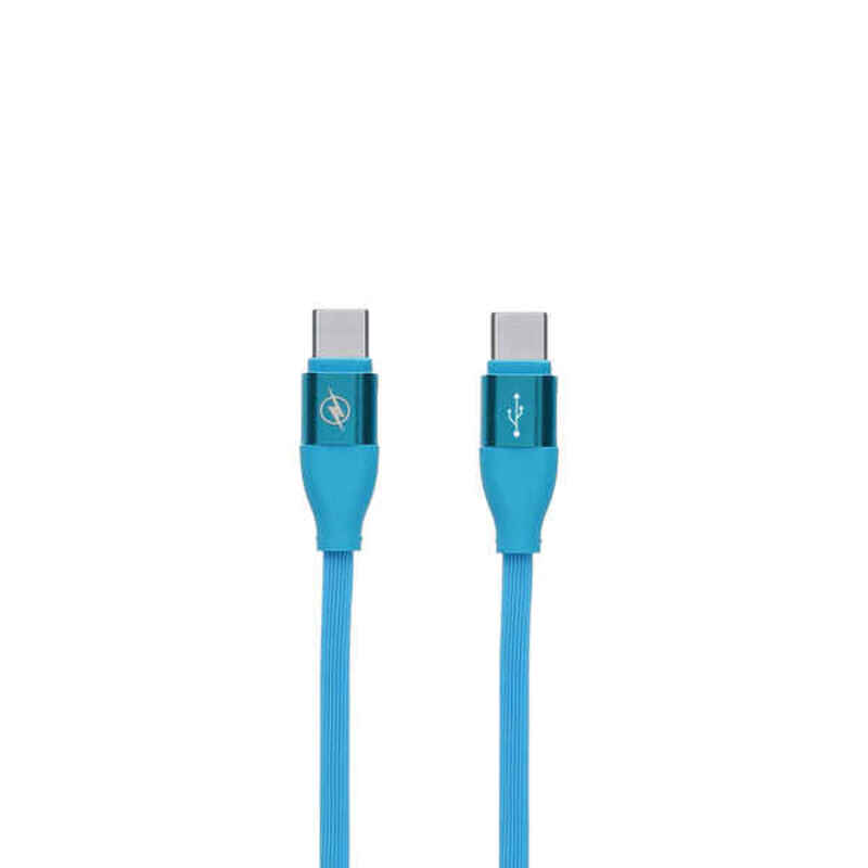 Cavo di Dati/Ricarica con USB Contact Tipo C Azzurro (1,5 m)