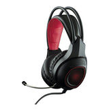 Auriculaire avec microphone de jeu KSIX Drakkar USB LED Black Red