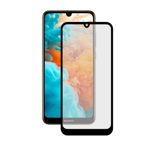 Protecteur d'écran mobile en verre trempé Huawei Y6 2019 KSIX Extreme 2.5D Black