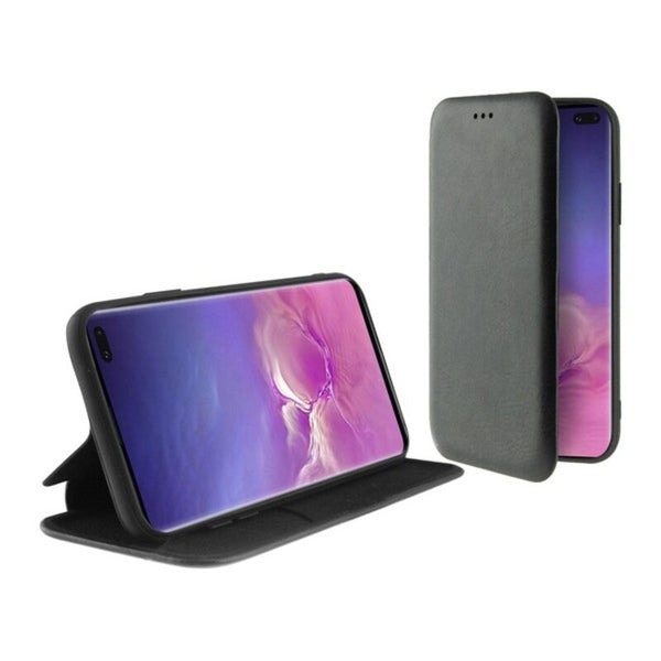 Funda Folio para Móvil Galaxy S10 Plus KSIX Lite Negro