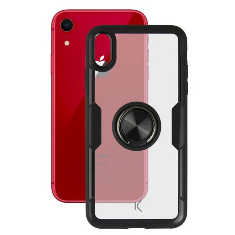 Carcasa con Anilla Iphone XR KSIX Transparente