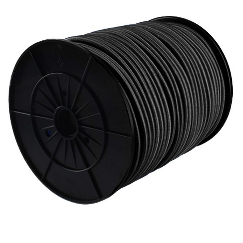 Bobine de gomme ferrestock noire 8 mm x 100 m