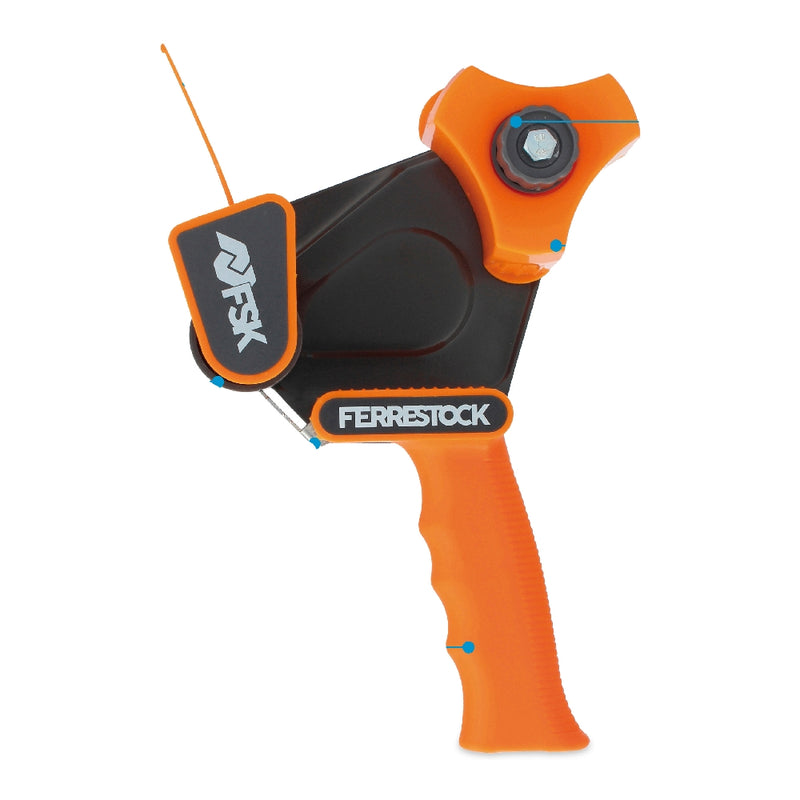 Dispensador de cinta adhesiva Ferrestock Manual Orange