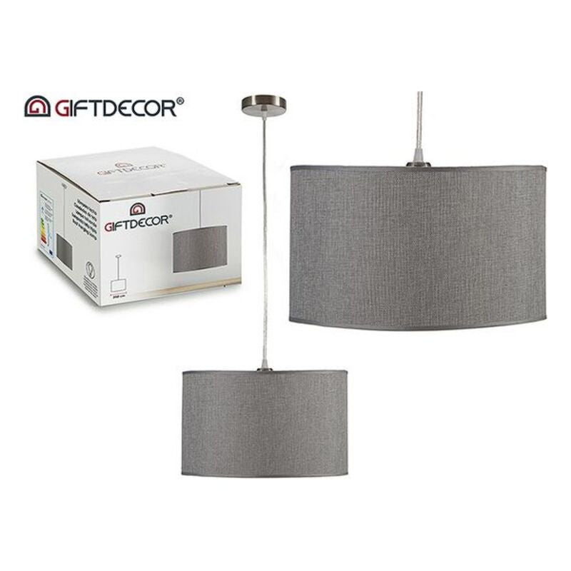 Lampadario Grigio (35 x 20,5 x 35 cm)