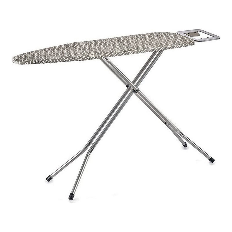 Asse da Stiro Geometrico Grigio Metallo (34 x 5,5 x 144 cm)