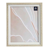 Cornice Portafoto Marrone Bianco Vetro Legno Plastica (24 x 2 x 29 cm)