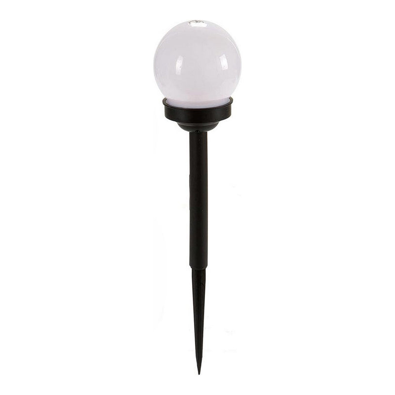 Faro Solare Sfera Plastica Bianco e nero (10 x 34,5 x 10 cm)