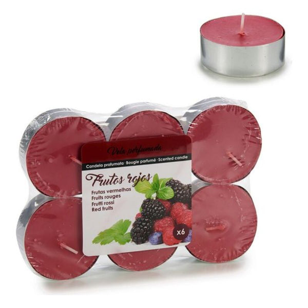 Candele Maxi Tea Light Frutti Rossi (6 pcs) - zannishop