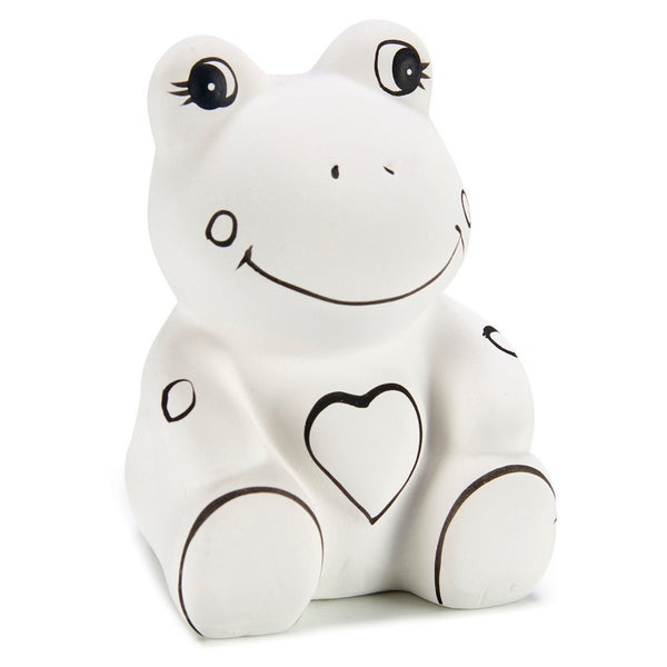 Marcadores de cerámica de PVC White Piggy Bank (9.5 x 12 x 9 cm)