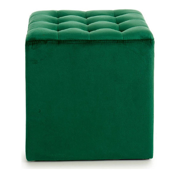 Puff Verde Velluto (35 x 35 x 35 cm)