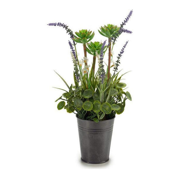 Pianta Decorativa Lavanda Metallo Plastica (13 x 40 x 13 cm) - zannishop