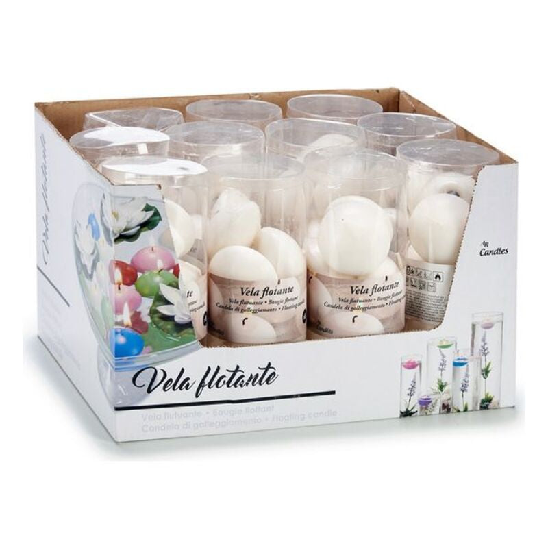 Set di Candele Galleggiante Bianco (8 Pezzi) - zannishop