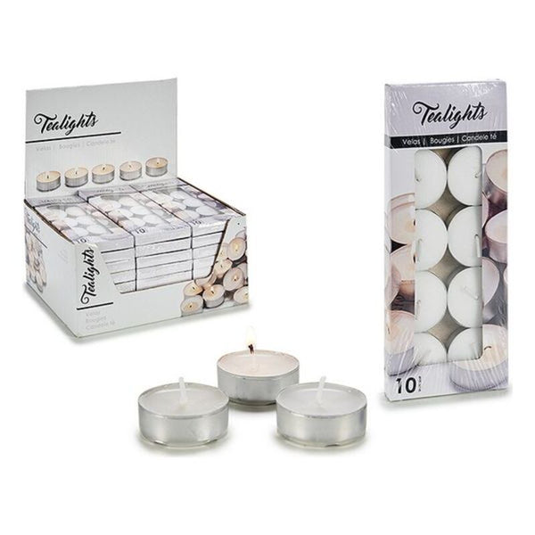 Set von White Acorde Candles Wachs (10 Stücke)