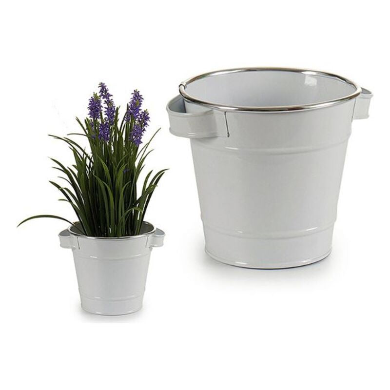 Vaso Metallo Con manici (16,3 x 14,5 x 20 cm)