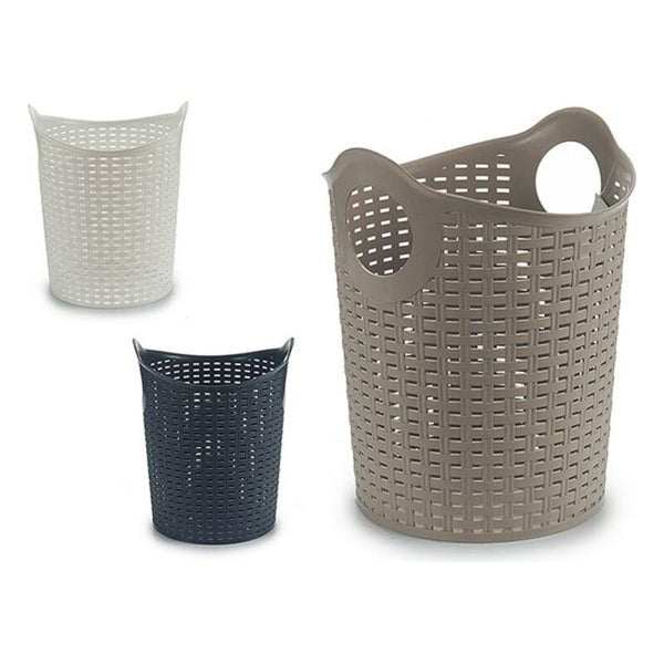 Bacinella in Plastica Multiuso Rattan Plastica MD (35 x 28 x 28 cm) - zannishop