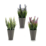 Plante décorative décorative en plastique (10 x 23 x 10 cm) (10 x 22 x 10 cm) (9 x 22 x 9 cm)