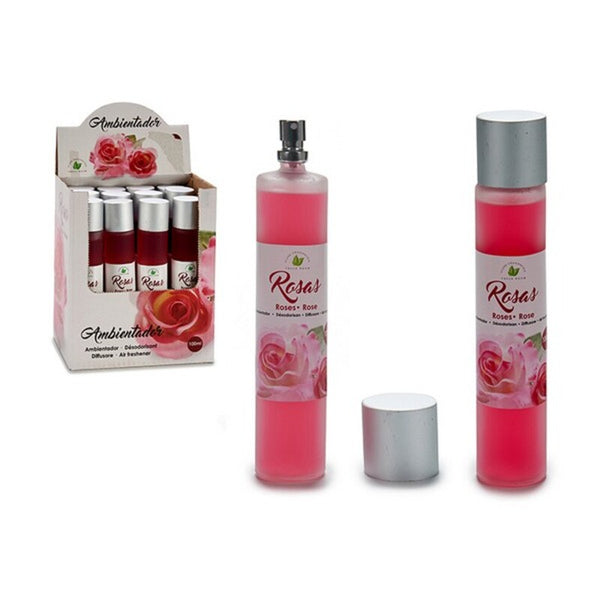 Diffusore Spray Per Ambienti 100 ml Rose (100 ml) (3,5 x 19 x 3,5 cm)