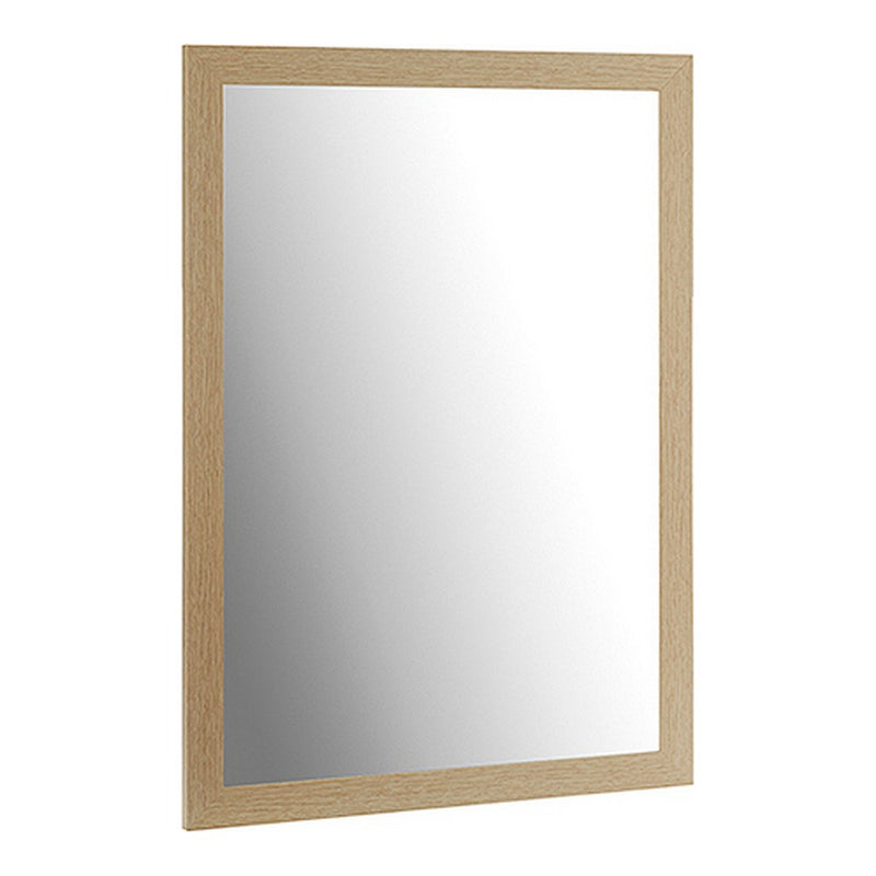 Specchio da parete Legno Natural (55,5 x 1,5 x 75,5 cm) (55 x 75 cm) - zannishop