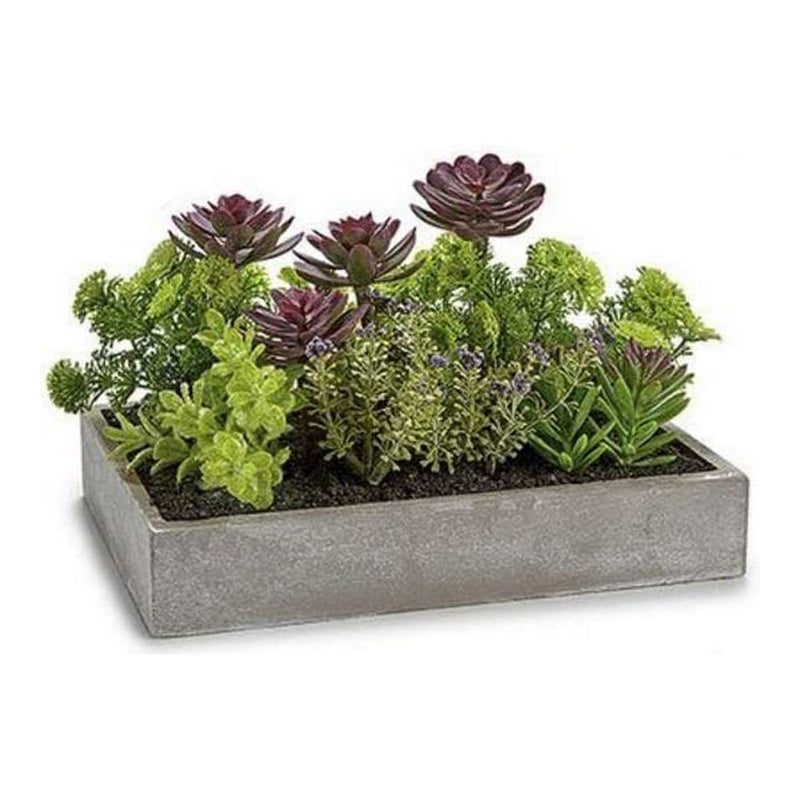 Jardinera Rectangular Gris (16 x 20 x 28,5 cm)