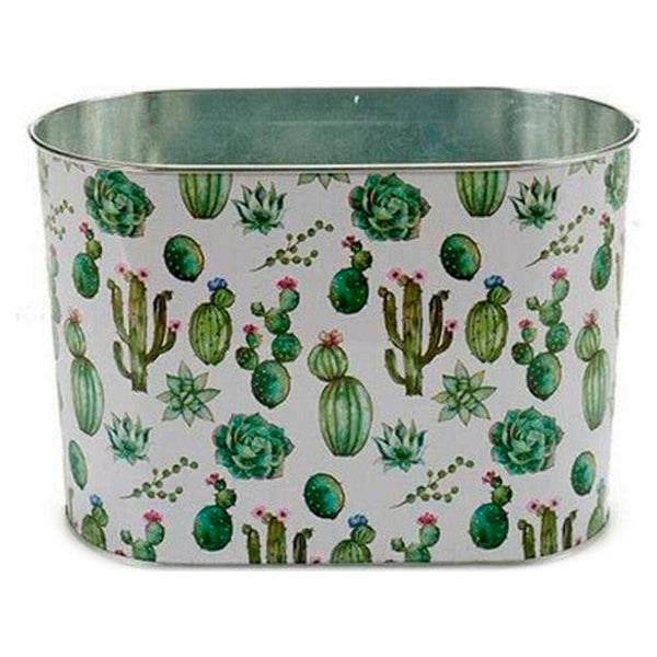 Macetero Metal Cactus (12,5 x 15,5 x 24	cm) Grande Ovalada