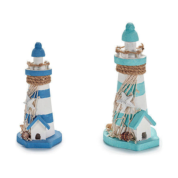 Statua Decorativa Lighthouse Legno (8 x 18 x 9 cm) - zannishop