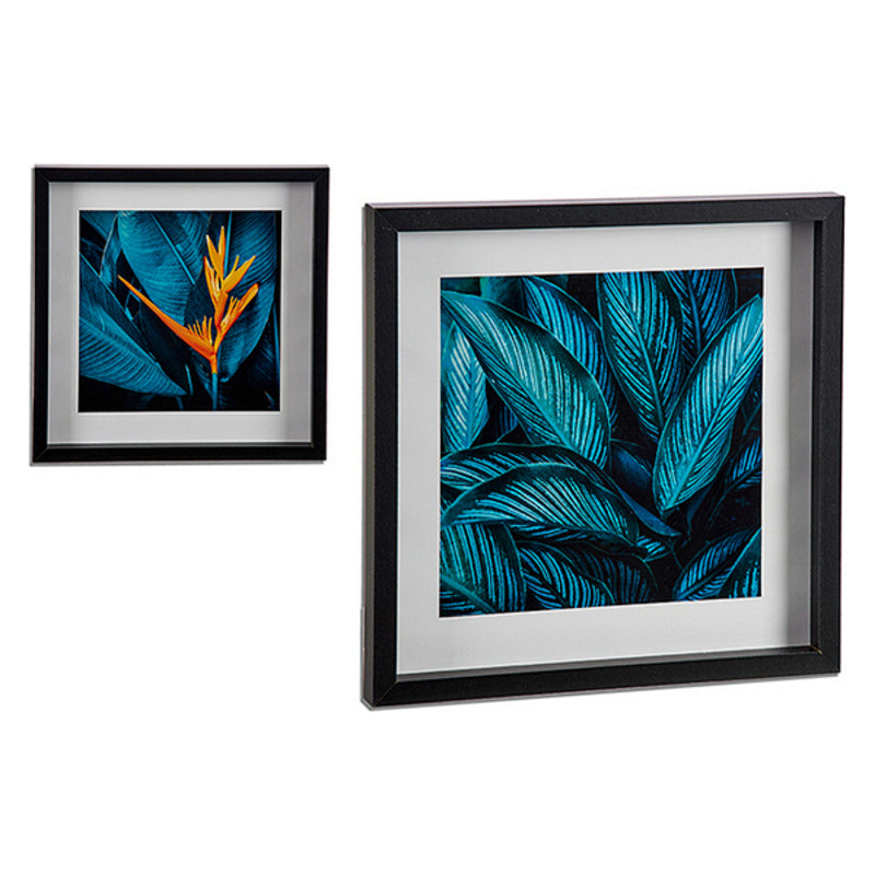 Quadro Tropical Legno (32 x 2,5 x 32 cm) (2,5 x 32 x 32 cm)