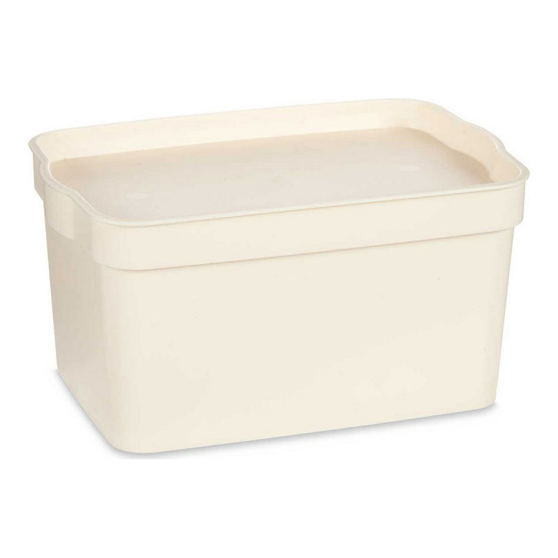 Caja Multiusos Crema Plástico (14,5 x 11 x 21,5 cm)