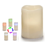 Candela LED Multicolore Bianco (7,5 x 10 x 7,5 cm)