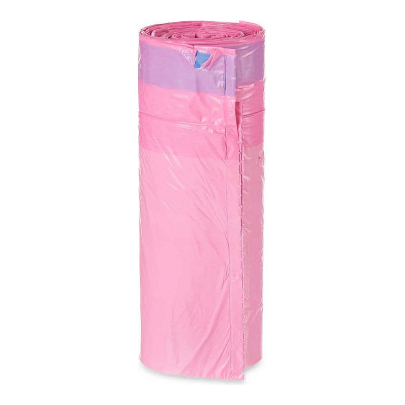 Bolsas de Basura Chicle Autocierre Rosa (30 L) (20 uds)