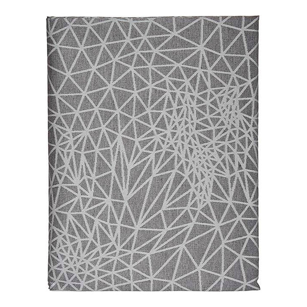 Jacquard abstrakte graue Tischdecke (140 x 180 cm)