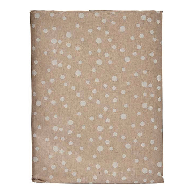 Jacquard Pois Beige Tischdecke (140 x 180 cm)