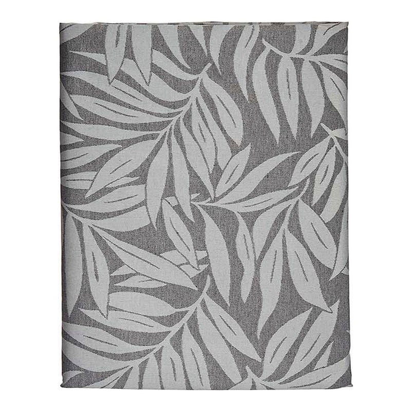 Jacquard Tischdecke Frunze Grey White (140 x 180 cm)