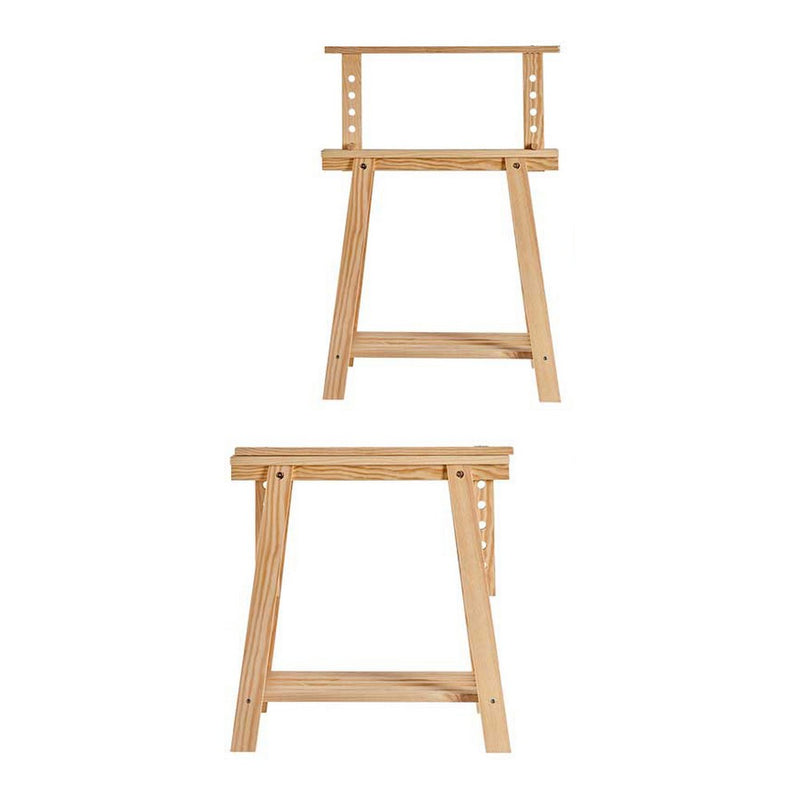 Support en bois naturel Pino (70 x 45 x 70 cm)