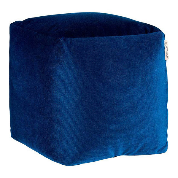 Polystiren -Polyesterblauer Puff (30 x 30 x 30 cm)