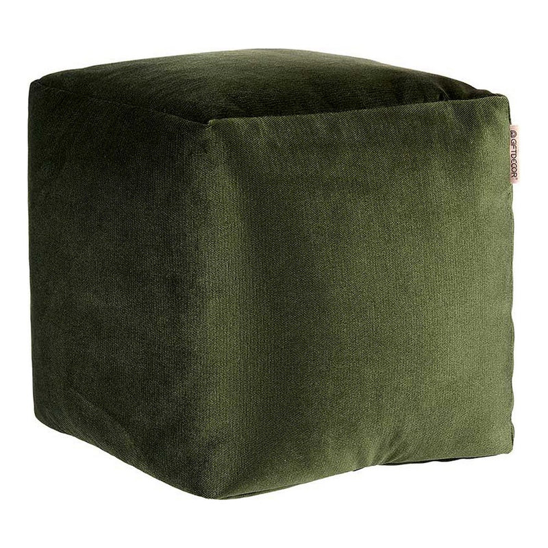 Polistirengrüne Polyester Puff (30 x 30 x 30 cm)