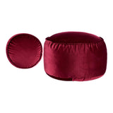 Polystyrol Granato Red Polyester Puff (60 x 35 x 60 cm)