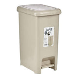 Secchio della Spazzatura a Pedale Beige Plastica 25 L (26,5 x 47 x 36 cm)