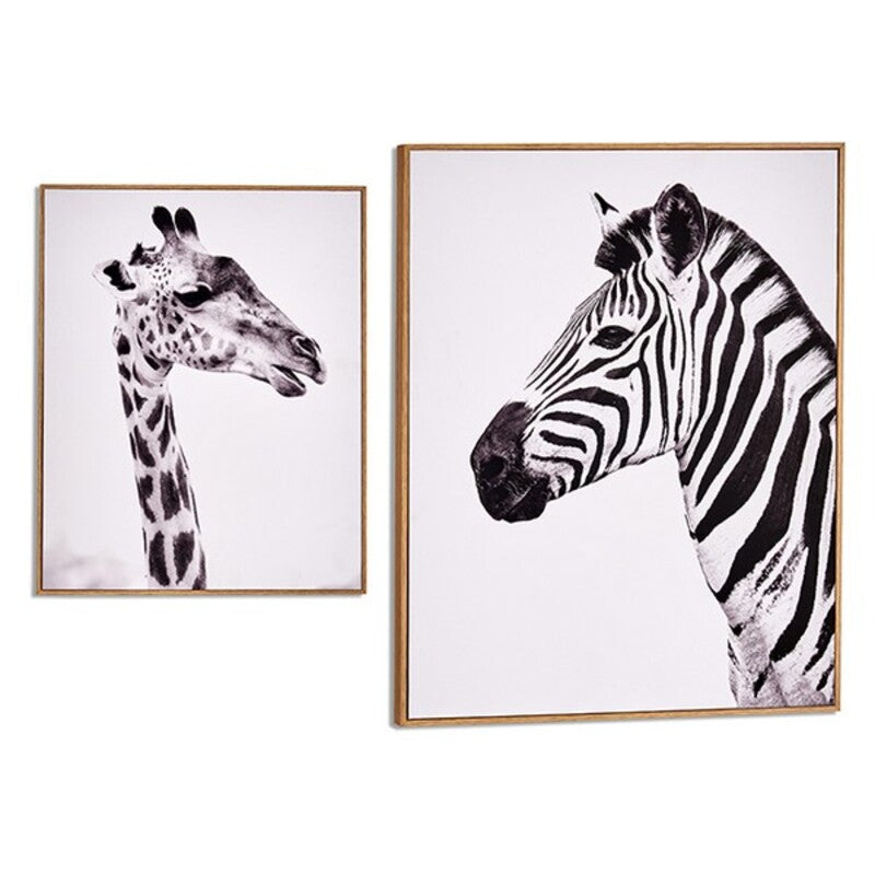 Quadro Zebra - Giraffe Faggio MDF (2 x 51 x 41 cm)