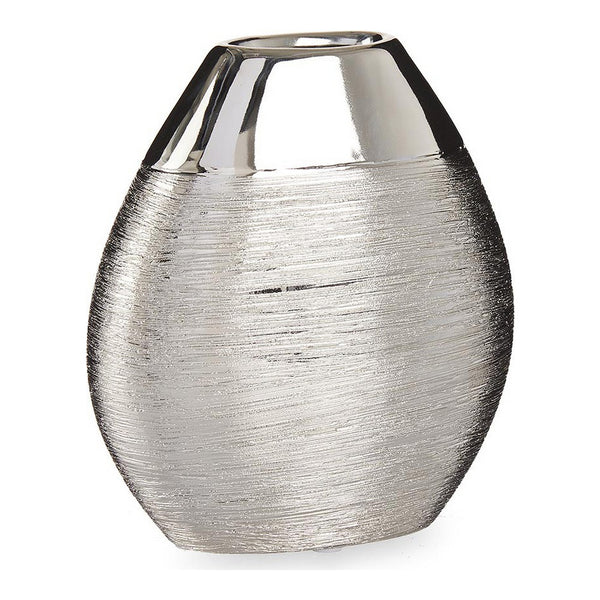 Vase de largeur en céramique en or (8 x 19,5 x 17,5 cm)