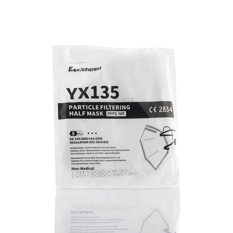 Masque de respirateur protecteur FFP2 NR YX135 5 couches (pack de 30)